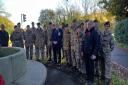 Remembrance Day in Hursley with the Royal Army Medical Corps