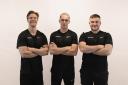 Elevate Fitness Studio staff Alfy Whittingham, Tom Donaldson and Billy Collyer