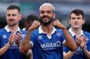 Eastleigh's Paul McCallum scored his 17th and 18th goals of the season to help dump League One side