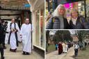 In Photos: Crowds welcome the new Bishop of Winchester