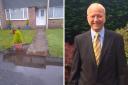 Flooding in Whitebeam Way and Cllr Alan Dowden