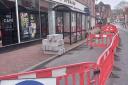 Road works taking place to get rid of long-running city centre puddle
