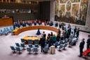 Members of the United Nations Security Council voted on a resolution backing Palestine’s full membership (Craig Ruttle/AP)