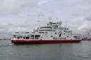 The refitted Red Funnel ferry Red Eagle