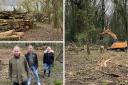 Residents and leaders 'outraged' as historic woodland torn down without permission
