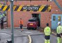 Live updates: Critical incident at hospital after car crashes into building