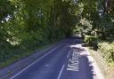 Midlington Road, Droxford, where Alex Brown drove at 89mph. Photo: Google