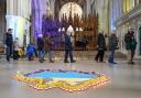 Vigil for Ukraine at Winchester Cathedral
