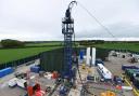 A fracking operation