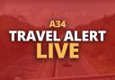 Heavy delays reported as A34 closed following medical emergency
