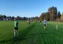 Runners were blessed with a sunny Autumn morning