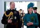 The Prince and Princess of Wales were in Hampshire for St Patricks Day