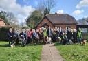 Family support charity raises £870 with annual village dog walk
