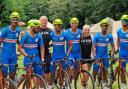 The Cape Verde national team training in the New Forest