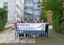 Fish Legal team celebrating outside Southampton Magistrates Court