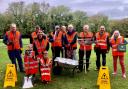 Friends of St Gill Hill Park at a recent working party
