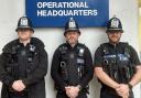 Winchester's local bobbies, PC Harries, Andrews and Jeffrey
