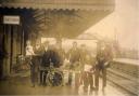 Wickham Station staff in the 1900s