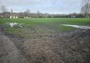Poor state of the Recreation Ground at River Park in Winchester