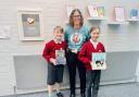 World Book Day at Halterworth Primary School. Jen Rogers from Children's Bookfest