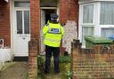 Police in Southampton as part of a crackdown on drug activity