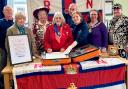 The RNLI Scroll signing