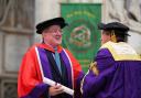 Andrew Lumsden receiving an honorary doctorate in 2023
