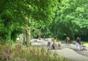 How the old Andover Road should look when transformed into a tree-lined boulevard.
