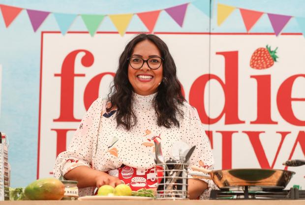 Hampshire Chronicle: Shelina Permaloo at the Foodies Festival
