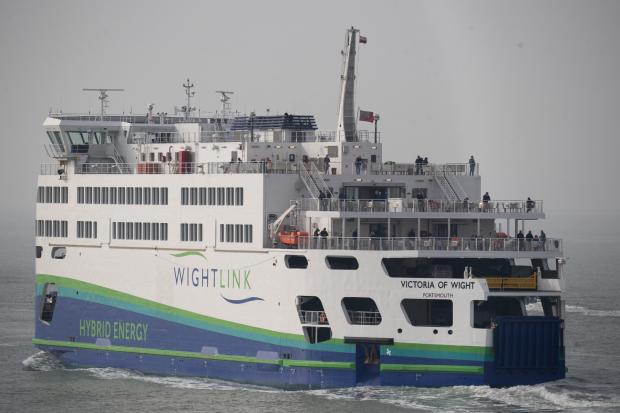 Hampshire Chronicle: A Wightlink ferry (PA)