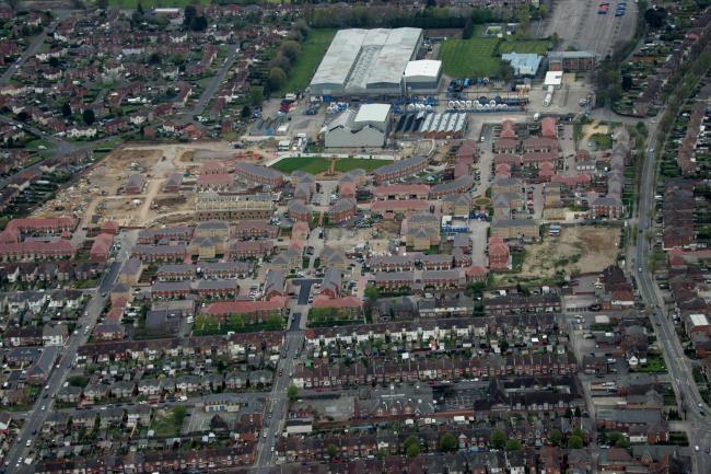 Aerial view of Eastleigh