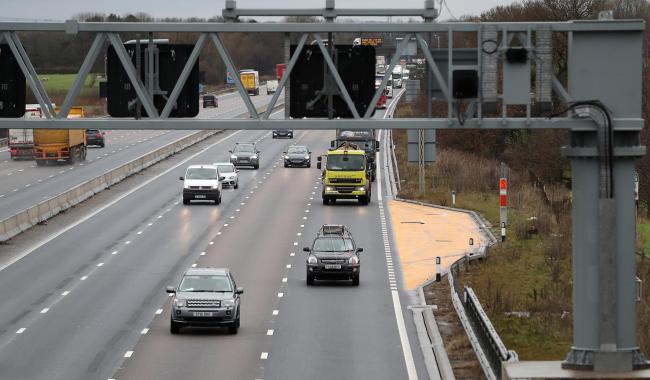 File photo dated 19/01/21 of traffic passes an Emergency Refuge Area on a smart motorway section. The rollout of smart motorways should be suspended due to safety concerns, according to MPs. Issue date: Tuesday November 2, 2021..