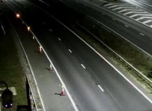 Traffic has been held on the M3. Image: Traffic England
