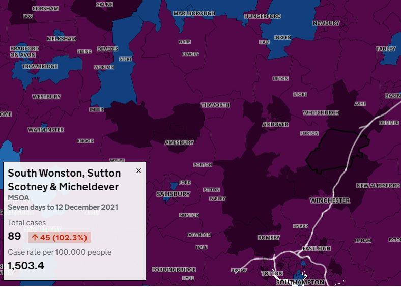 The latest hotspot: Sutton Scotney, South Wonston and Micheldever