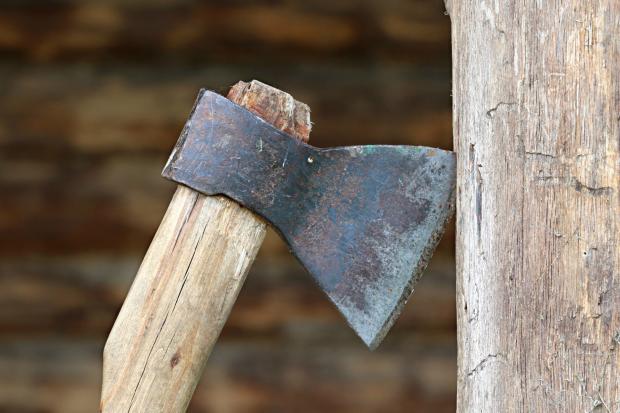 Hampshire Chronicle: An axe touching wood. Credit: Canva