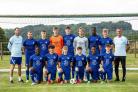 Sparsholt College Boy's Football Academy in their new Chelsea FC kits