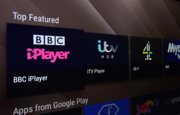 Hampshire Chronicle: BBC iPlayer, ITV Hub, All 4, My 5 streaming apps on Smart TV. Credit: PA