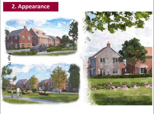 Hampshire Chronicle: Artist's impression of the house designs. Photo: WCC
