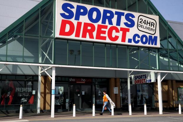 Hampshire Chronicle: Sports Direct store. Credit: PA
