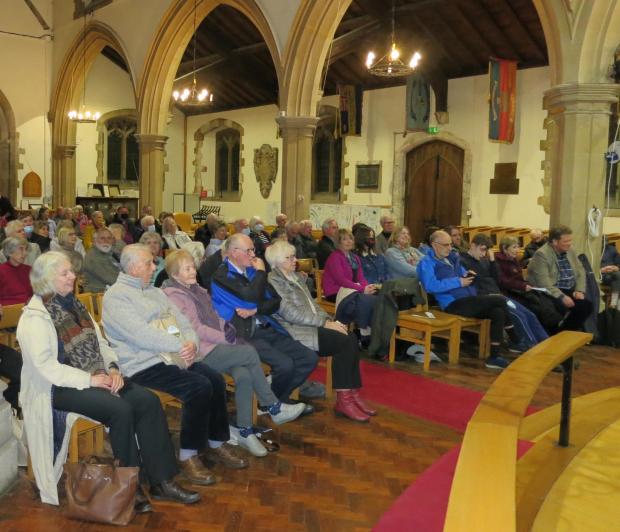 Hampshire Chronicle: The launch at St John's church in Alresford