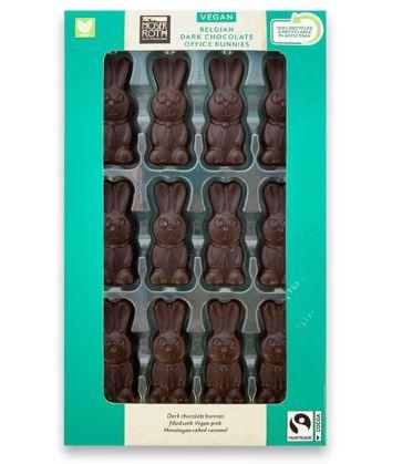 Hampshire Chronicle: Moser Roth Vegan Belgian Dark Chocolate Office Bunnies 120g. Credit: Aldi