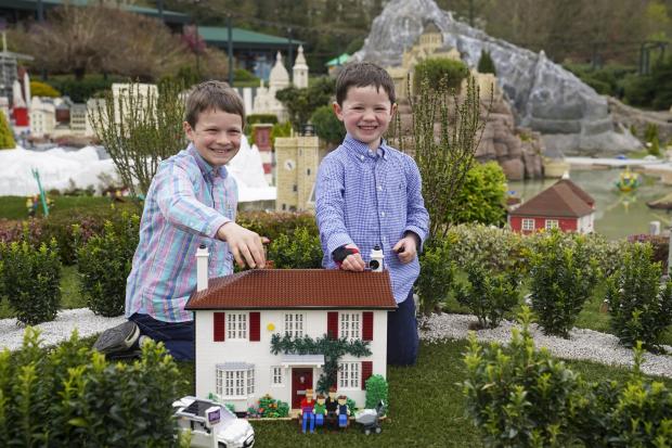 The Molloy family's Southampton home is immortalised in Lego bricks to celebrate the launch of new brick building attraction, The Brick, at Legoland in Windsor.