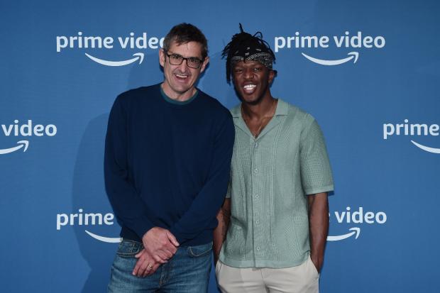 Hampshire Chronicle: Louis Theroux (left) and KSI (right) at Prime Video Presents (Prime Video)