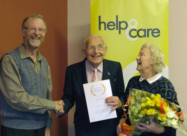 Hampshire Chronicle: Help & Care volunteers, just some of the deserving volunteers who have been given a stay 