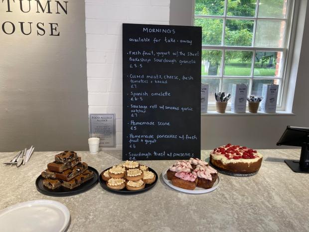 Hampshire Chronicle: Cakes on display at Autumn House