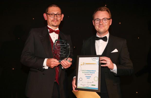 Hampshire Chronicle: Winchester Business Excellence Awards 2022. SME /Independent Business Award winners P&G Wells Ltd.