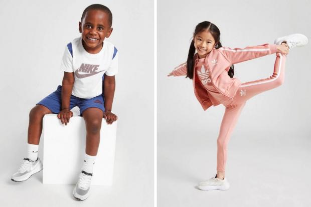 Hampshire Chronicle: (Left) Nike Hybrid T-Shirt/Shorts Set and (right) adidas Originals Tri Stripe Tracksuit (JD Sports/Canva)