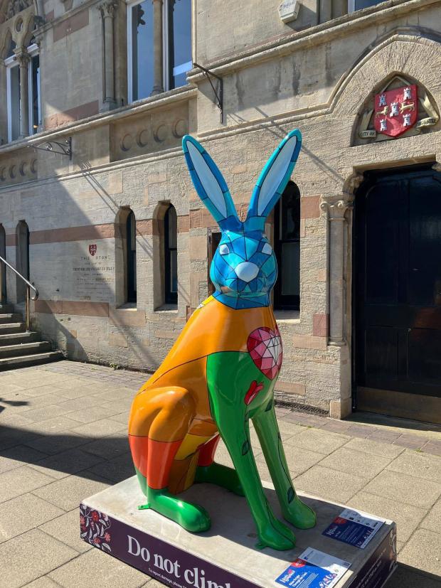 Hampshire Chronicle: Hares of Hampshire sculptures spotted around Winchester