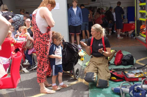 Hampshire Chronicle: Romsey Fire Station open day 