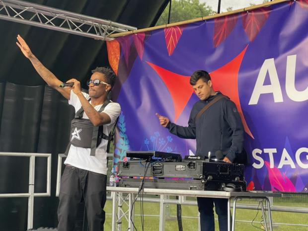 Hampshire Chronicle: Tinchy Strider performing at Swanfest 
